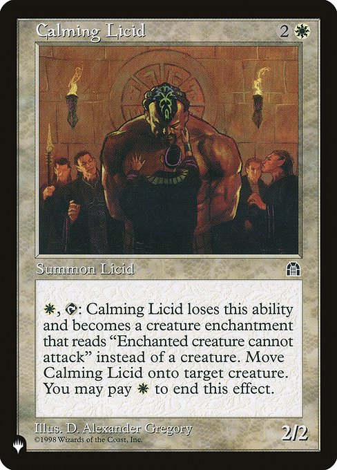 Calming Licid (The List) Light Play