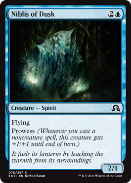 Niblis of Dusk (Shadows Over Innistrad) Light Play Foil