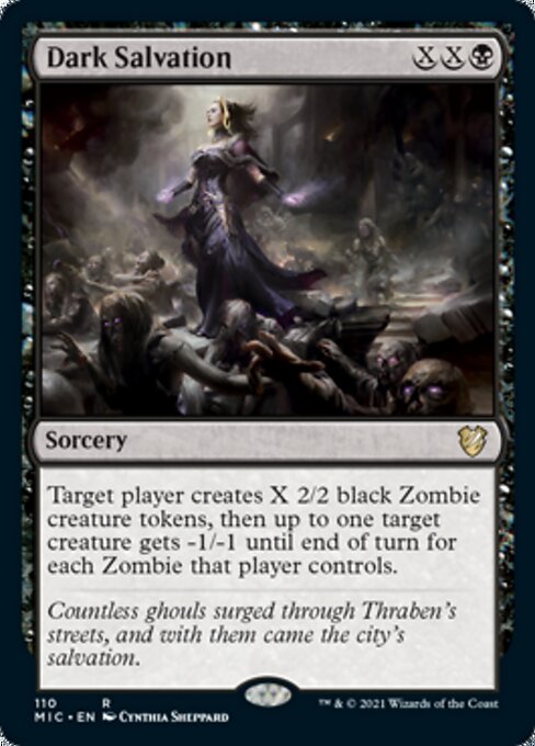 Dark Salvation (Commander 2021 Midnight Hunt) Light Play