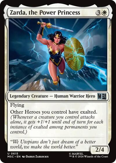 Zarda, the Power Princess (Commander: Marvel Super Heroes) Near Mint