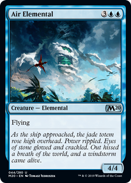 Air Elemental (Magic 2020 Core Set) Light Play Foil