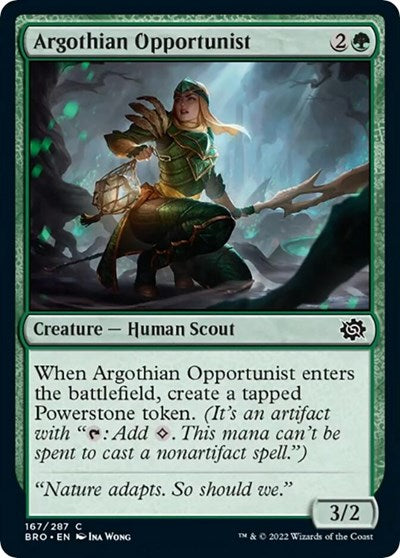 Argothian Opportunist (The Brothers' War) Near Mint Foil