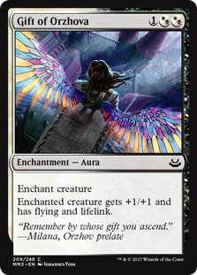 Gift of Orzhova (Modern Masters 2017) Light Play Foil