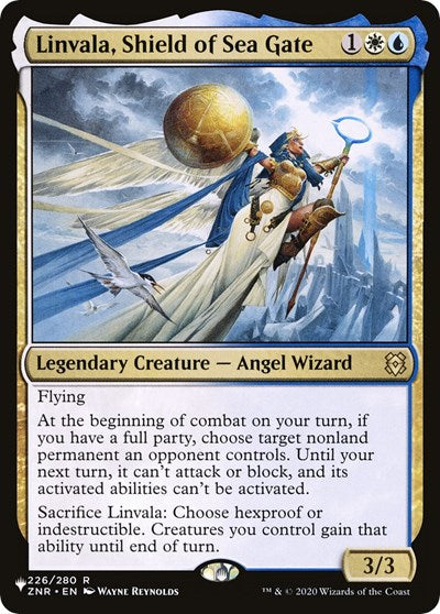 Linvala, Shield of Sea Gate (The List) Light Play