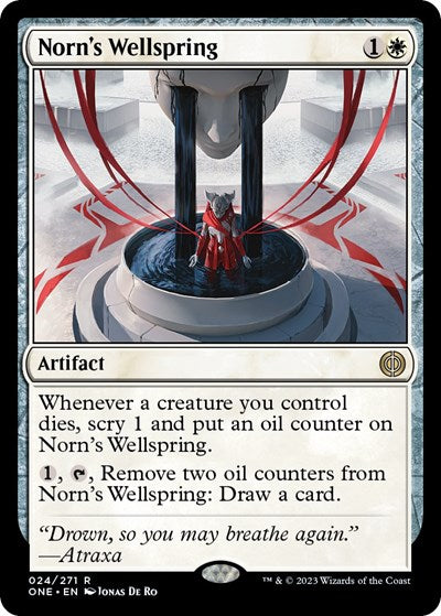 Norn's Wellspring (Phyrexia: All Will Be One) Light Play Foil