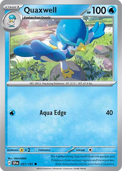 Quaxwell (SV08: Surging Sparks) Near Mint