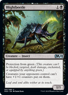 Blightbeetle (Magic 2020 Core Set) Light Play