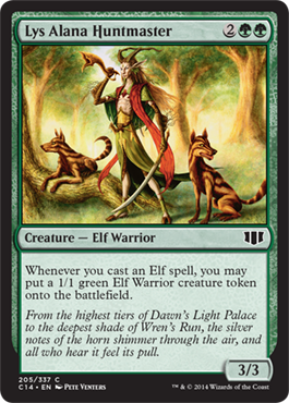 Lys Alana Huntmaster (Commander 2014 Edition) Light Play