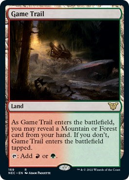 Game Trail (Commander: Kamigawa: Neon Dynasty) Light Play