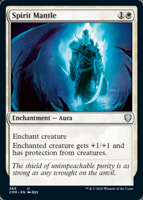 Spirit Mantle (Commander 2020 Commander Legends) Light Play