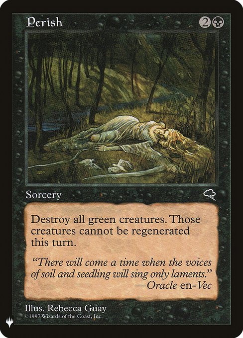 Perish (Mystery Booster) Light Play