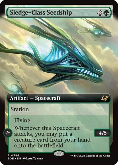 Sledge-Class Seedship (Extended Art) (Edge of Eternities) Near Mint