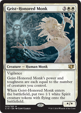 Geist-Honored Monk (Commander 2014 Edition) Light Play