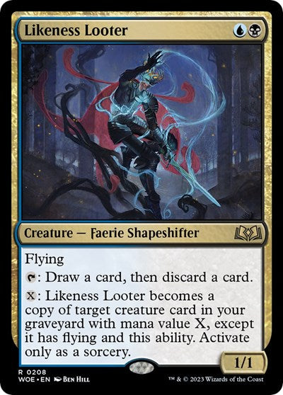 Likeness Looter (Wilds of Eldraine) Near Mint Foil