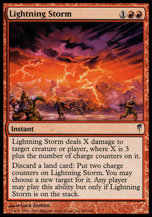Lightning Storm (Coldsnap) Light Play
