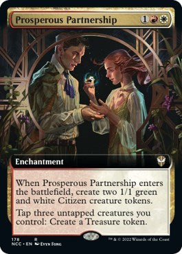 Prosperous Partnership (Extended Art) (Commander: Streets of New Capenna) Light Play