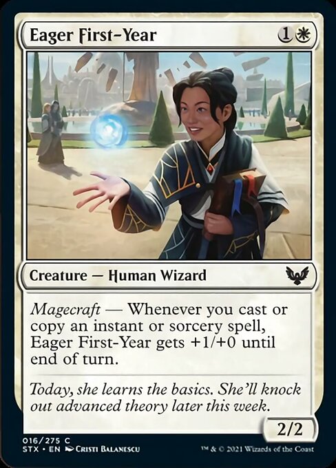 Eager First-Year (Strixhaven) Near Mint Foil