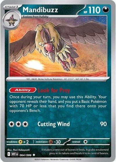 Mandibuzz (SV: White Flare) Near Mint