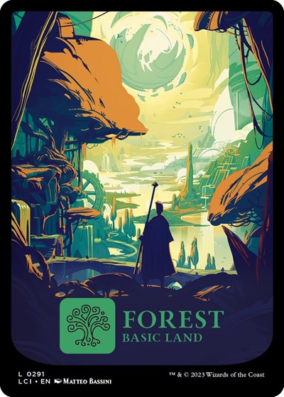 Forest (0291) (The Lost Caverns of Ixalan) Near Mint Foil