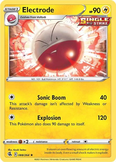 Electrode (SWSH08: Fusion Strike) Near Mint Reverse Holofoil