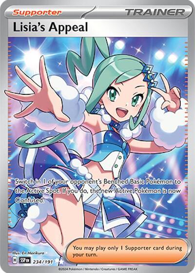 Lisia's Appeal - 234 (SV08: Surging Sparks) Near Mint Holofoil