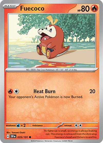 Fuecoco (SV08: Surging Sparks) Near Mint