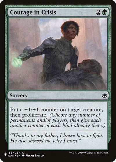 Courage in Crisis (The List) Light Play