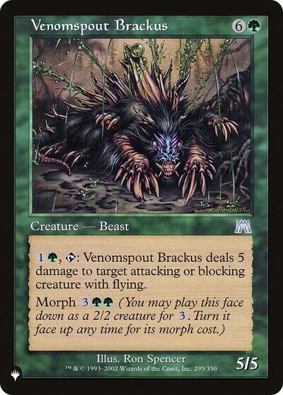 Venomspout Brackus (The List) Near Mint
