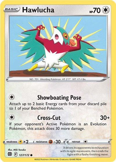 Hawlucha (SWSH09: Brilliant Stars) Near Mint Reverse Holofoil