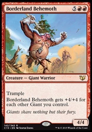 Borderland Behemoth (Commander 2015) Light Play