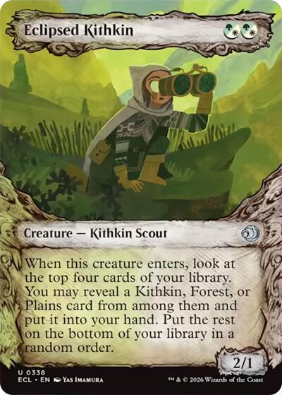 Eclipsed Kithkin (Showcase) (Lorwyn Eclipsed) Near Mint Foil