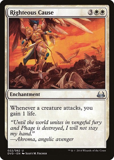 Righteous Cause (Duel Decks: Anthology) Light Play