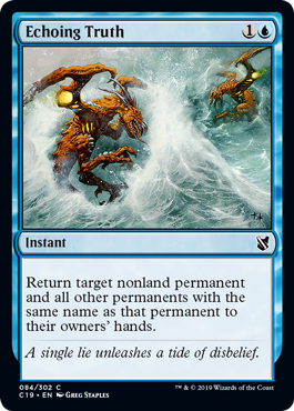 Echoing Truth (Commander 2019) Light Play