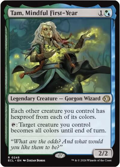 Tam, Mindful First-Year (Lorwyn Eclipsed) Near Mint Foil