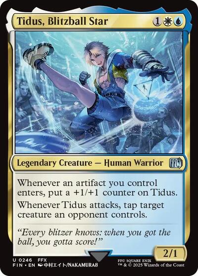 Tidus, Blitzball Star (Universes Beyond: FINAL FANTASY) Near Mint Foil