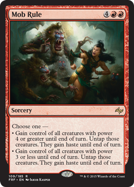 Mob Rule (Fate Reforged) Light Play