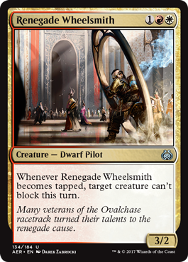 Renegade Wheelsmith (Aether Revolt) Light Play Foil