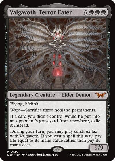 Valgavoth, Terror Eater (Duskmourn: House of Horror) Near Mint Foil