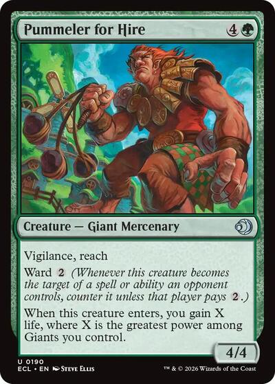 Pummeler for Hire (Lorwyn Eclipsed) Near Mint Foil