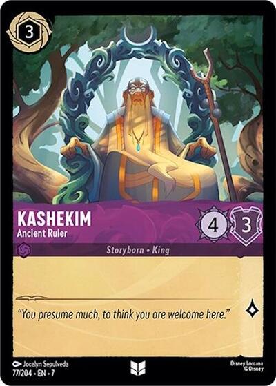 Kashekim - Ancient Ruler (Archazia's Island) Near Mint Cold Foil