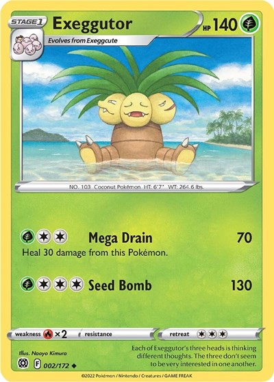 Exeggutor (SWSH09: Brilliant Stars) Near Mint