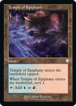 Temple of Epiphany (Commander: The Brothers' War) Light Play