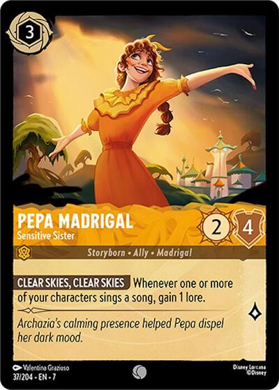 Pepa Madrigal - Sensitive Sister (Archazia's Island) Near Mint