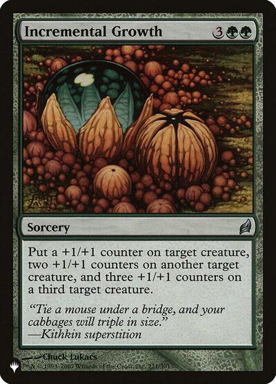 Incremental Growth (The List) Near Mint