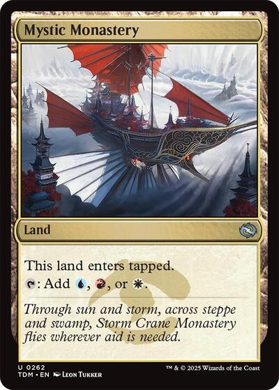 Mystic Monastery (Tarkir: Dragonstorm) Near Mint