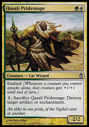 Qasali Pridemage (Duel Decks: Ajani vs Nicol Bolas) Light Play