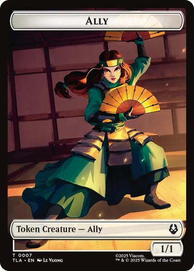 Ally (0007) / Clue (0018) Double-Sided Token (Avatar: The Last Airbender) Near Mint