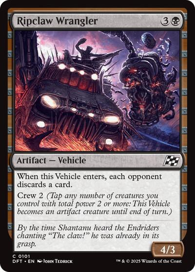 Ripclaw Wrangler (Aetherdrift) Light Play Foil