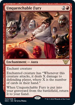 Unquenchable Fury (Commander: Kamigawa: Neon Dynasty) Light Play