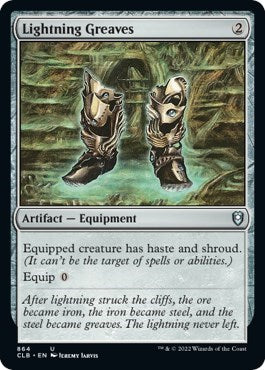 Lightning Greaves (Commander Legends: Battle for Baldur's Gate) Near Mint